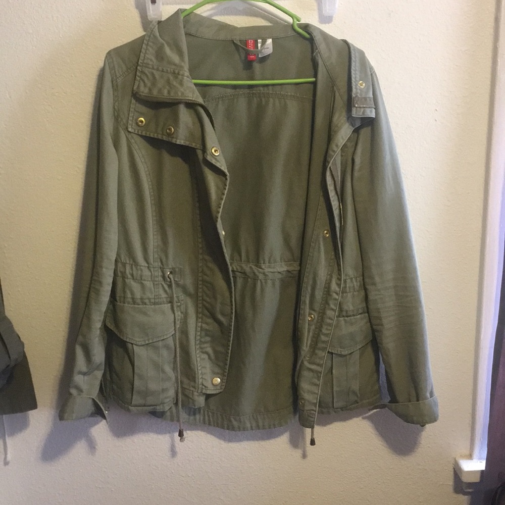 Light green H&M  utility jacket